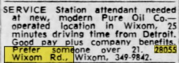 Union 76 Truck Stop (Pure Oil) - Jun 4 1965 Ad (newer photo)